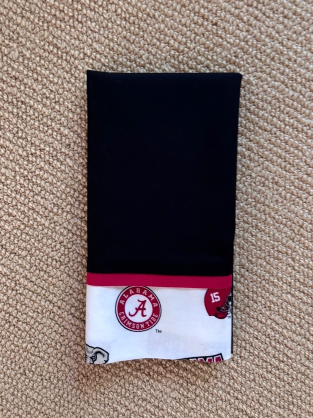 Alabama Crimson TideTravel Size Pillowcase 16x12, New